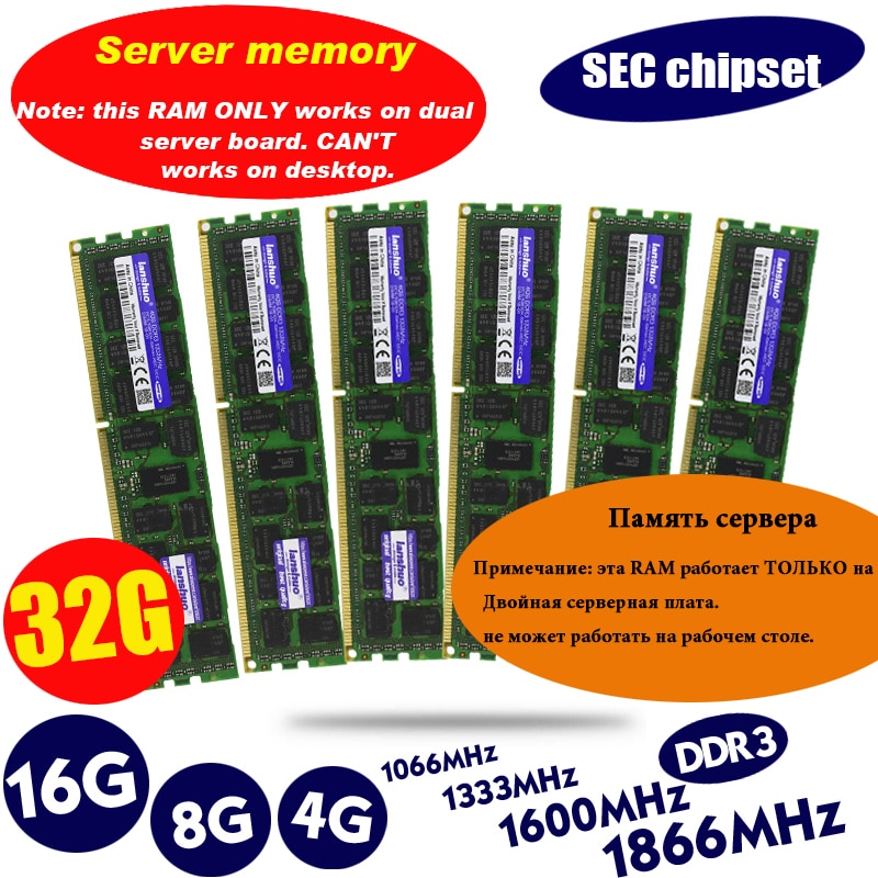 1866 REG ECC  ޸ RAM, 8GB DDR3, 1333MHz, 16..